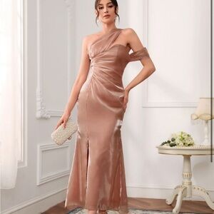 Shein Belle One Shoulder Dress L